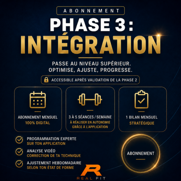 PHASE 3 | INTÉGRATION : L'Athlète Complet